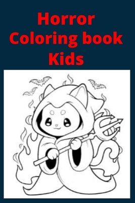 Book cover for Horror Coloring book Kids