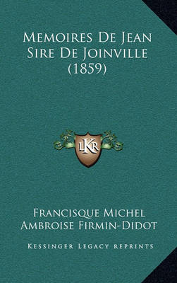 Book cover for Memoires de Jean Sire de Joinville (1859)