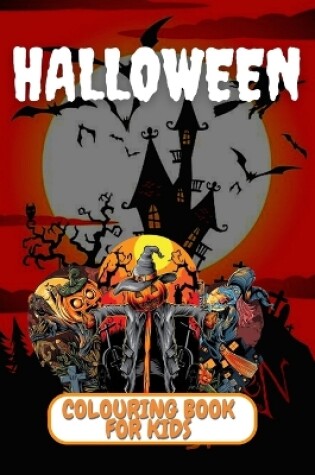 Cover of Halloween Coloring Book For Kids