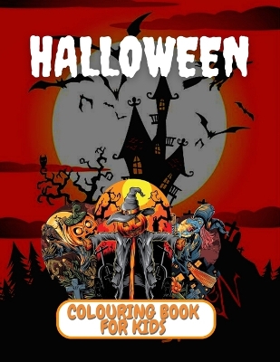 Book cover for Halloween Coloring Book For Kids