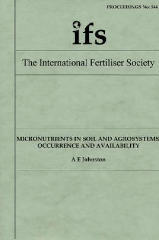 Cover of Micronutrients in Soil and Agrosystems