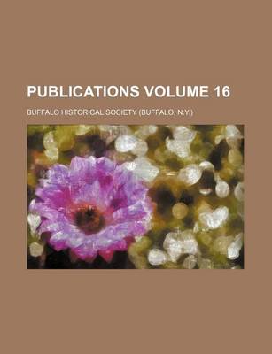 Book cover for Publications Volume 16