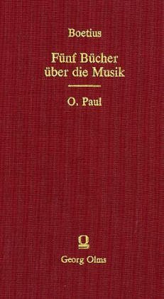 Book cover for Funf Bucher Uber Die Musik