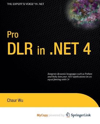 Book cover for Pro Dlr in .Net 4