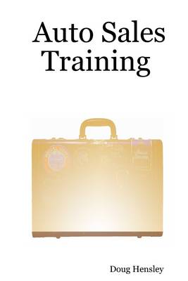 Book cover for Auto Sales Training