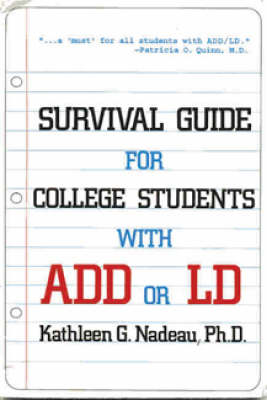 Book cover for Survival Guide for College Students with ADHD or LD