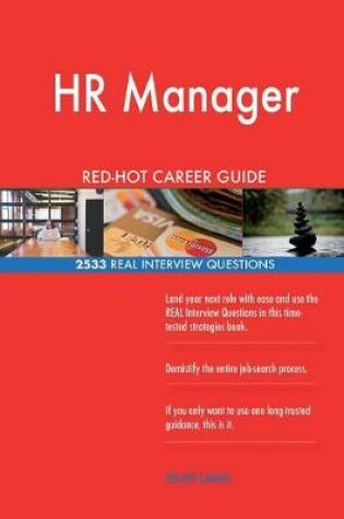 Cover of HR Manager RED-HOT Career Guide; 2533 REAL Interview Questions