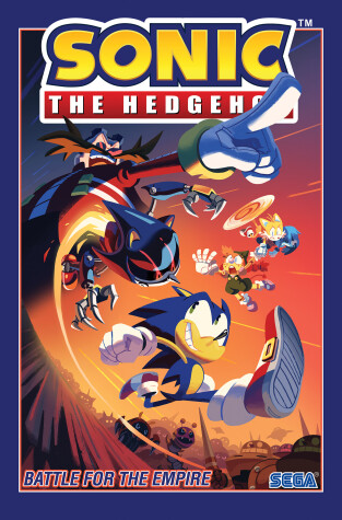Book cover for Sonic The Hedgehog, Vol. 13: Battle for the Empire