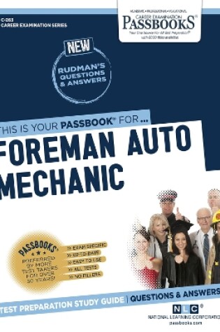 Cover of Foreman Auto Mechanic