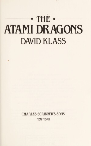 Book cover for The Atami Dragons