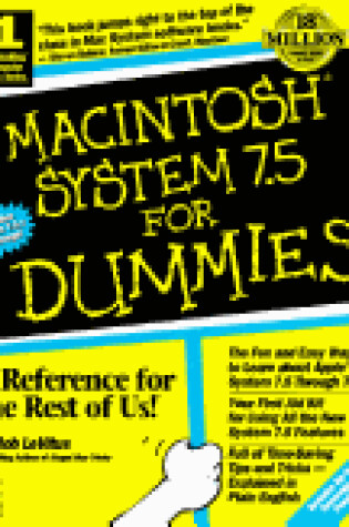 Cover of Macintosh System 7.5 For Dummies