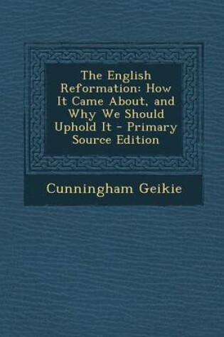 Cover of The English Reformation