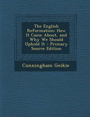 Book cover for The English Reformation