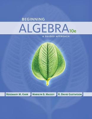 Book cover for Beginning Algebra