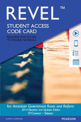 Book cover for Revel for American Government, 2014 Elections and Updates Edition -- Access Card