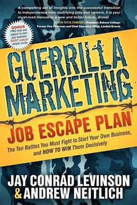 Book cover for Guerrilla Marketing Job Escape Plan