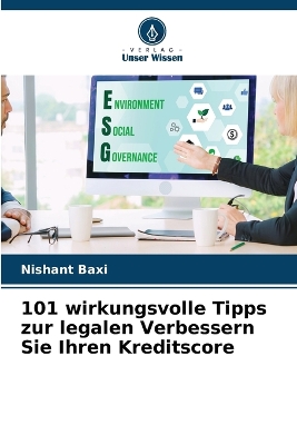 Book cover for 101 wirkungsvolle Tipps zur legalen Verbessern Sie Ihren Kreditscore