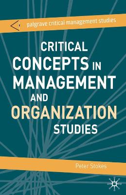 Cover of Critical Concepts in Management and Organization Studies