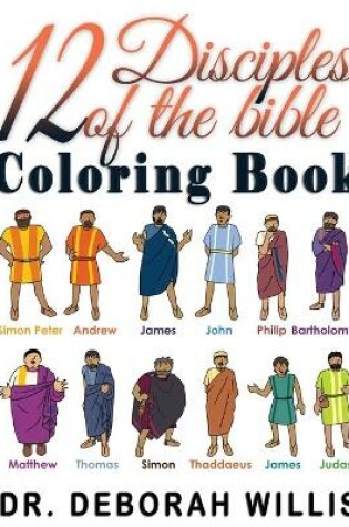 Cover of 12 Disciples of the Bible Coloring Book