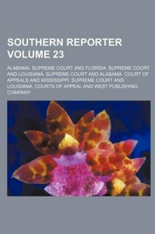 Cover of Southern Reporter Volume 23