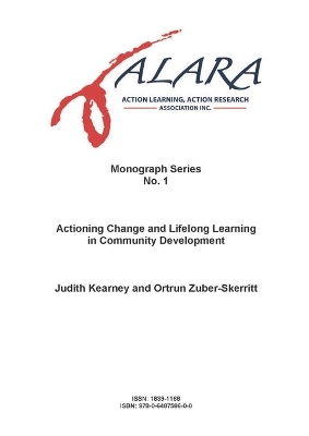 Book cover for ALARA Monograph 1 Actioning Change and Lifelong Learning in Community Development