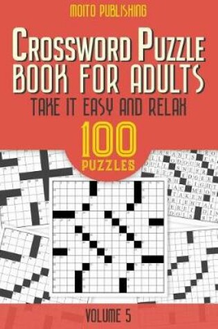 Cover of Crossword Puzzle Book for Adults