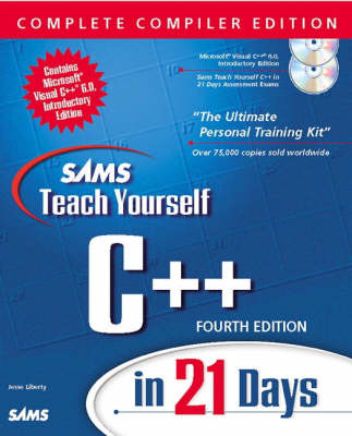 Book cover for Sams Teach Yourself C++ in 21 Days Complete Compiler Edition