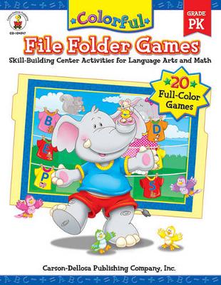 Book cover for Colorful File Folder Games, Grade Pk