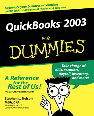Book cover for QuickBooks 2003  for Dummies