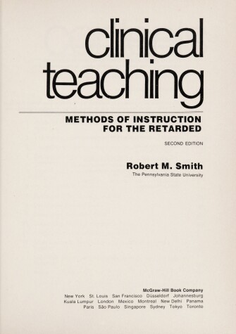 Book cover for Clinical Teaching