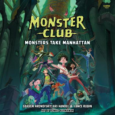Book cover for Monsters Take Manhattan