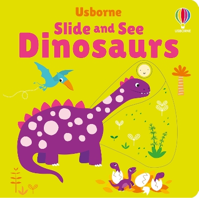 Book cover for Slide and See Dinosaurs