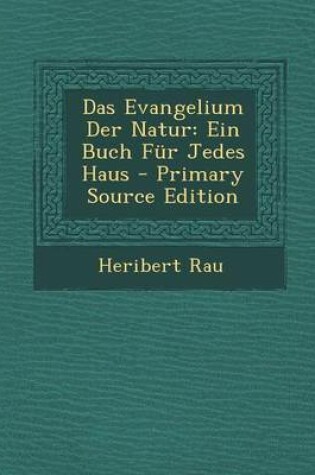 Cover of Das Evangelium Der Natur