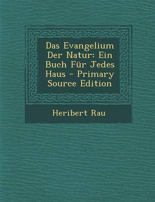 Book cover for Das Evangelium Der Natur