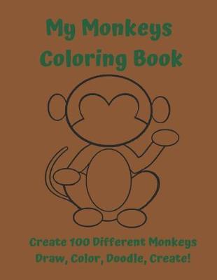 Book cover for My Monkeys Coloring Book