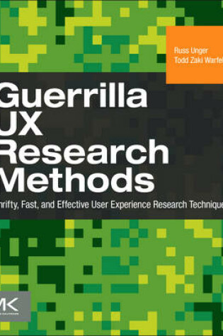 Cover of Guerrilla UX Research Methods