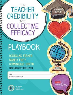 Book cover for The Teacher Credibility and Collective Efficacy Playbook, Grades K-12