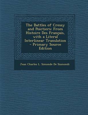Book cover for The Battles of Cressy and Poictiers