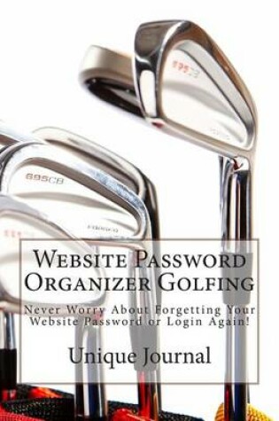 Cover of Website Password Organizer Golfing