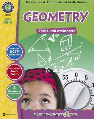 Book cover for Geometry: Task & Drill Sheets, Grades PK-2
