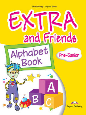 Book cover for Extra & Friends Pre-Junior Alphabet Book (Greece)