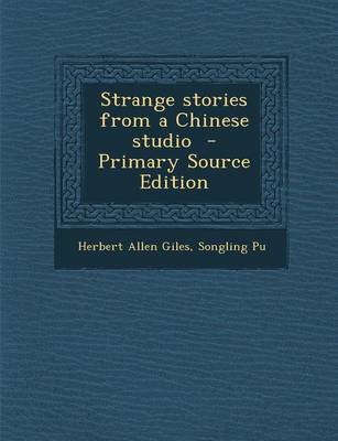 Book cover for Strange Stories from a Chinese Studio - Primary Source Edition