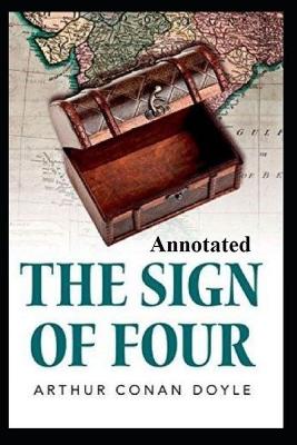 Book cover for The Sign of the Four Annotated Rocking