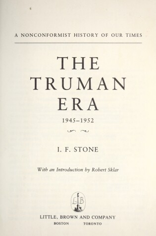 Cover of The Truman Era