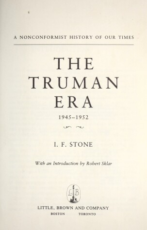 Book cover for The Truman Era