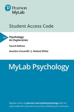 Cover of MyLab Psychology  without Pearson eText -- Standalone Access Card -- for Psychology