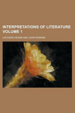 Cover of Interpretations of Literature Volume 1