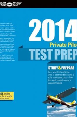 Cover of Private Pilot Test Prep 2014 + Tutorial Software