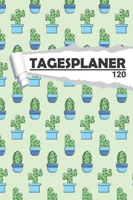 Book cover for Tagesplaner mit Kaktus Blumen