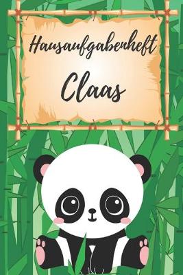 Book cover for Hausaufgabenheft Claas